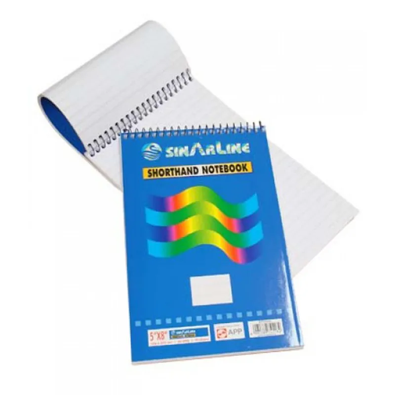 Sinarline Top Spiral Shorthand Ruled Notebook A5 Size 140 Pages
