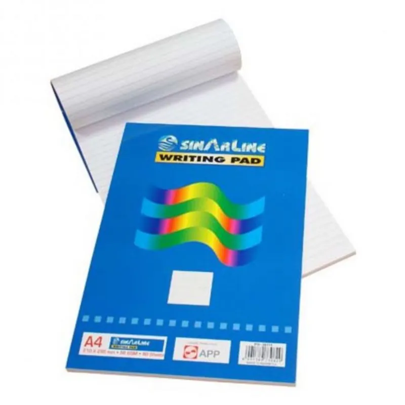 Sinarline A4 Size Writing Pad White Wholesale Tradeling