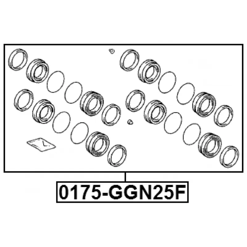 0175-GGN25F FRONT BRAKE CALIPER REPAIR KIT Febest 