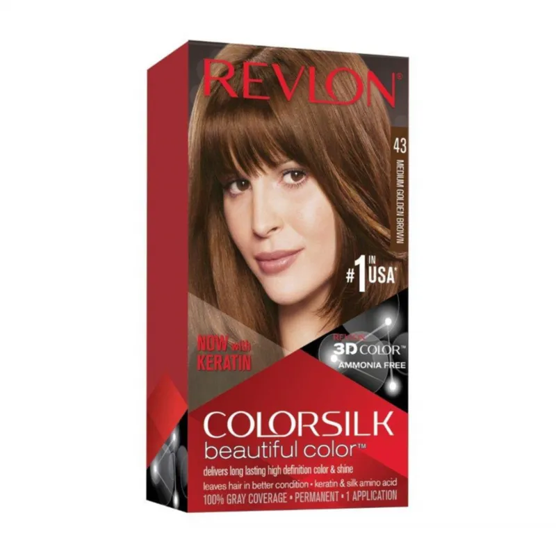 Revlon Colorsilk Hair Color, Medium Golden Brown , 43 | Wholesale |  Tradeling
