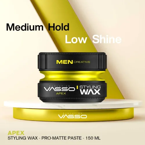 VASSO Pro-Aqua Hook Up Haarwachs Auf Wasserbasis – 2er Pack, Für Voluminöses & Natürliches Styling