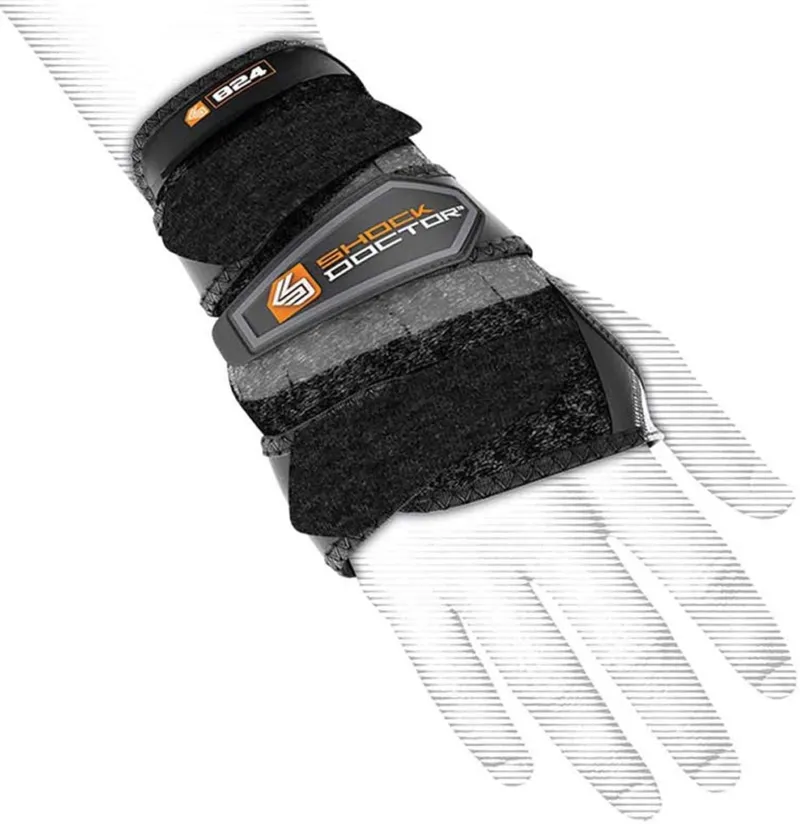 Shock Doctor Left Wrist 3-Strap Support Small