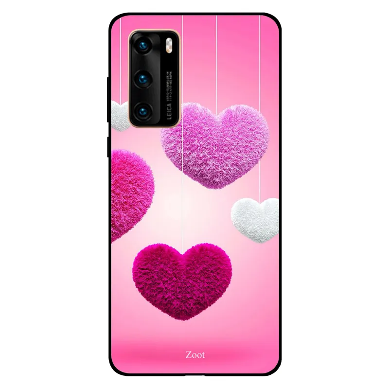 Zoot Huawei P40 Case Cover Colored Hearts