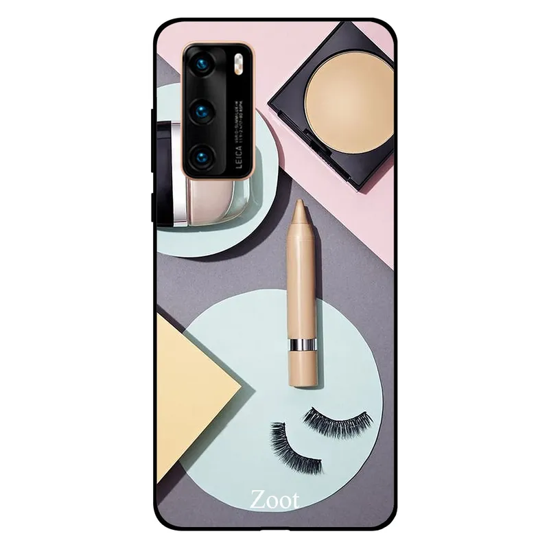 Zoot Huawei P40 Case Cover Girl's Makeup Items