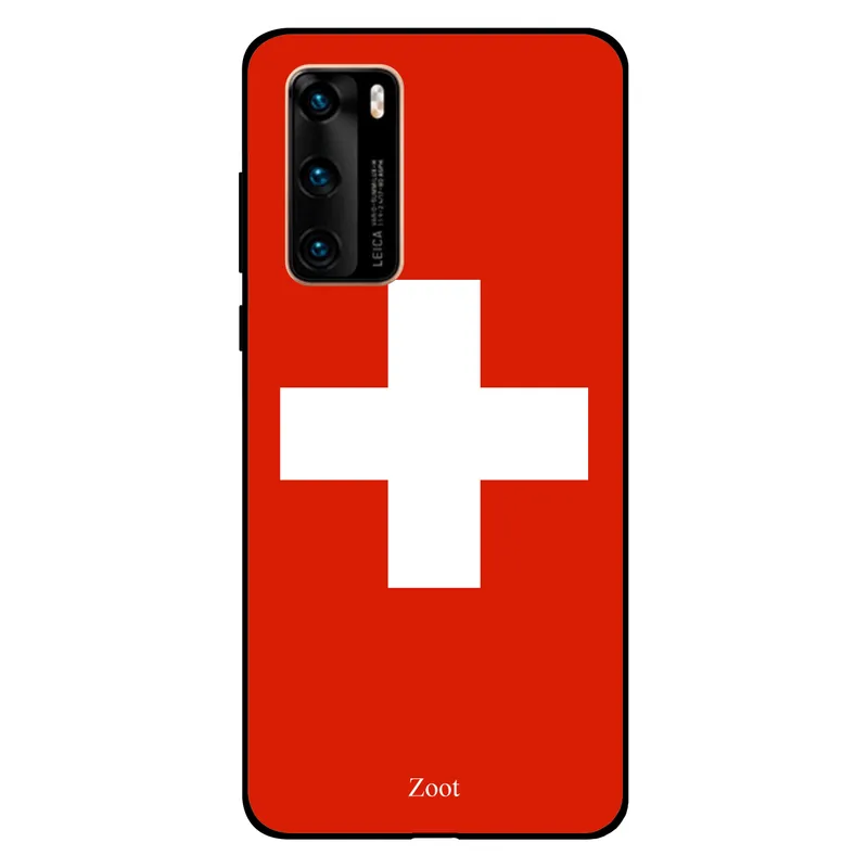 Zoot Huawei P40 Case Cover Switzerland Flag
