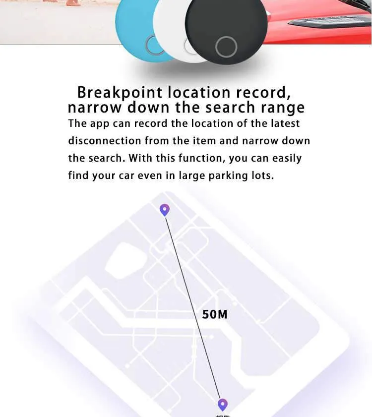 THT Smart Tag Key Finder White Wholesale Tradeling