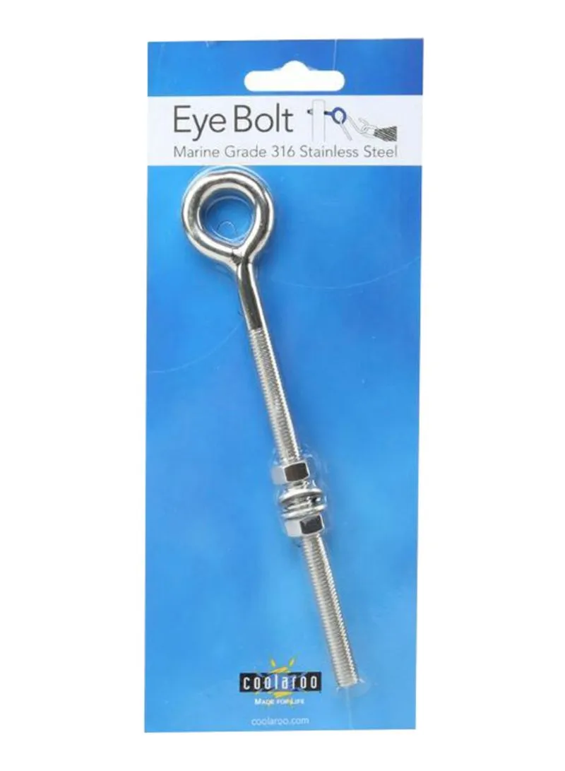 Coolaroo Shade Sail Eye Bolt Fixing Accessory Silver Wholesale