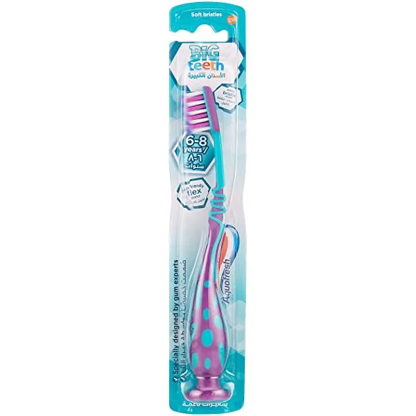 Aquafresh Child Toothbrush Big Teeth Soft 6+ Years Multi Color