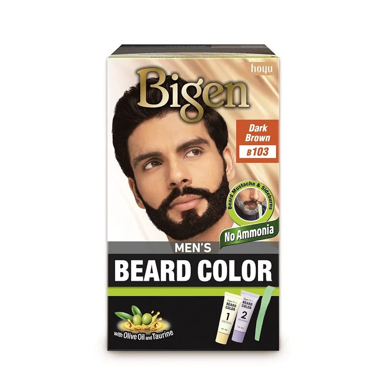 Bigen Men's Beard Color Dark Brown B103 40 gr