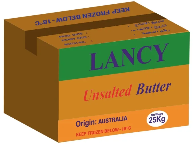 Lancy Unsalted Butter 25KG