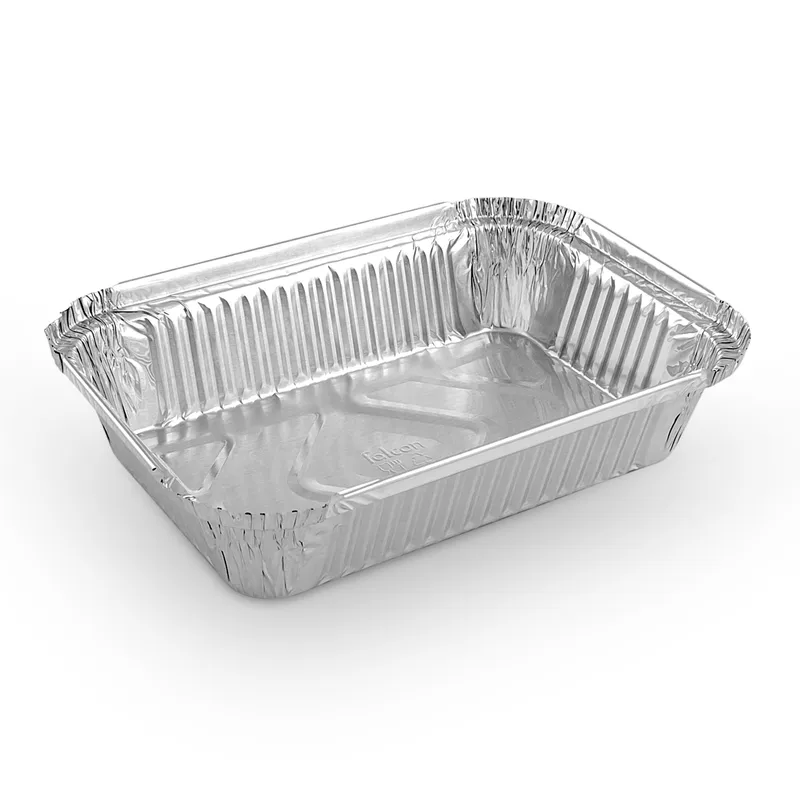 Falcon Aluminium Container Rectangle 8389 Base And Lid 21.2 cm L x 15 cm W x 4.9 cm D 1000 Pcs