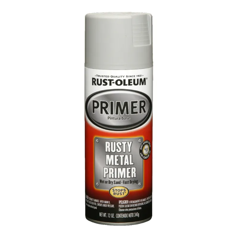 RustOleum Automotive Rusty Metal Primer, Rusty Metal Primer Lt. Gray, 12 Oz. Wholesale