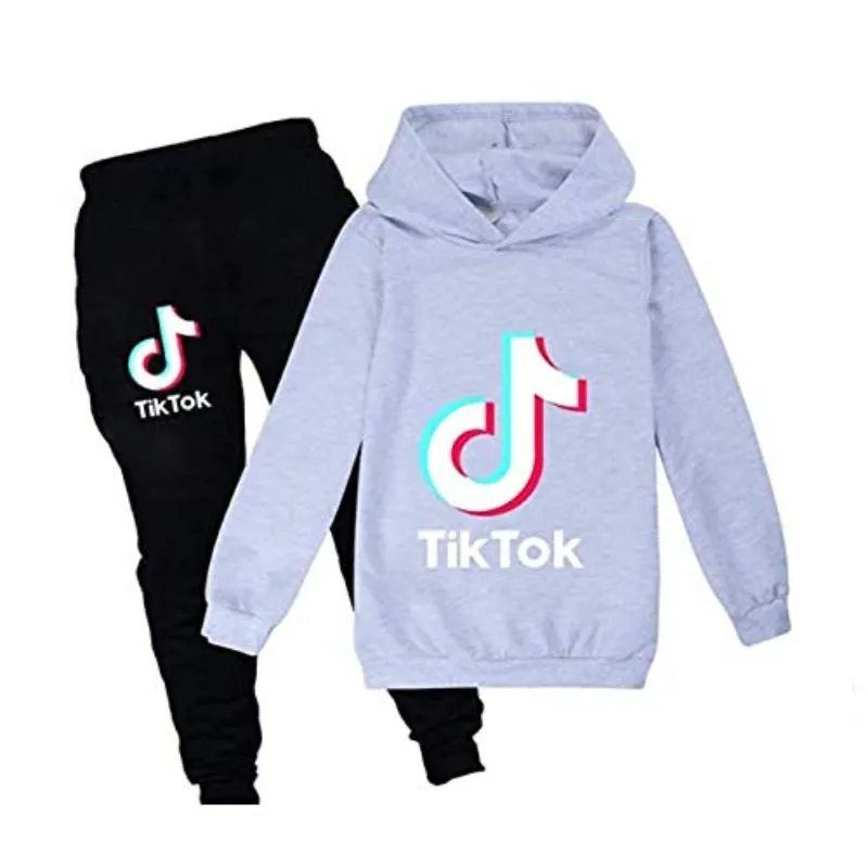 Grey Sofia Clothing Tik Tok Hoodie Boys And Girls Children's Wear Hoodie  and Pants - 160cm | Wholesale | Tradeling