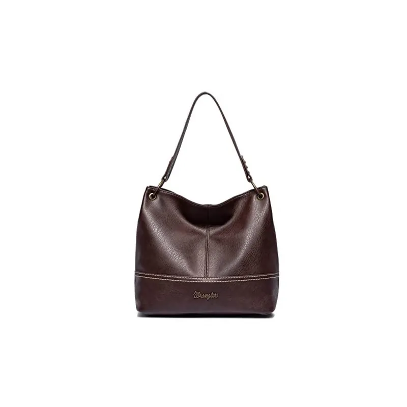 Wrangler Hobo Bags for Women Vegan Leather Top Handle Shoulder Purses and  Handbags