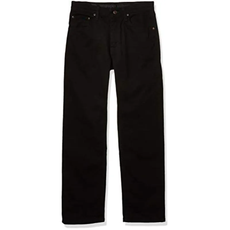 SZ Wrangler Authentics Men's Regular Fit Comfort Flex Waist Jean Pants  36W/34L, Black | Wholesale | Tradeling