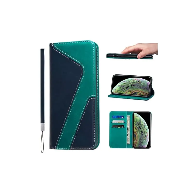 Sz Blue Green Iphone 11 Pro Lanjlm Case Pu Leather Wholesale Tradeling