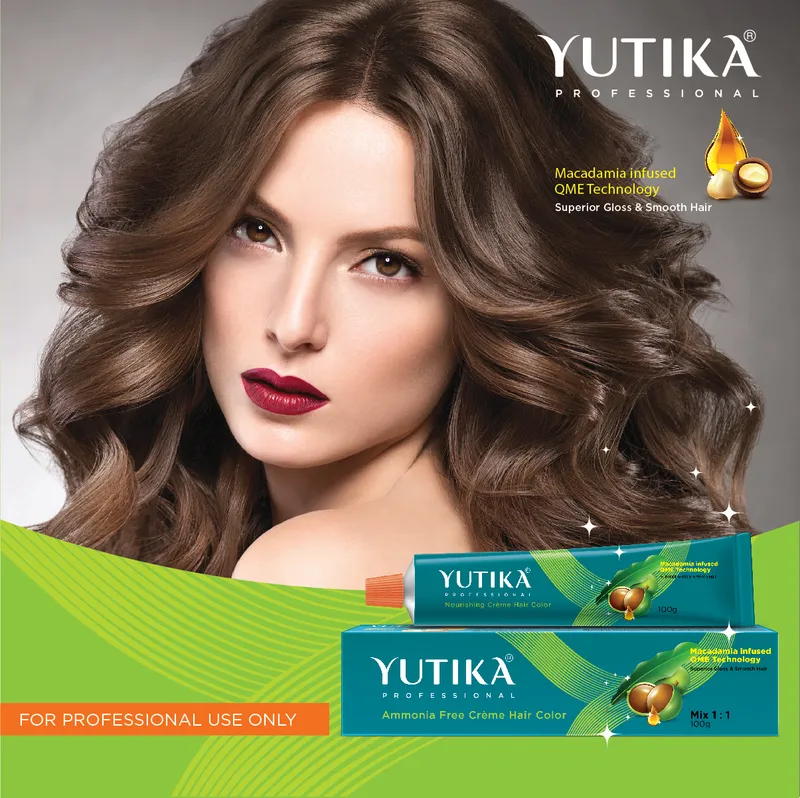 Yutika Professional Creme Hair Color Ash Golden Blonde  | Wholesale |  Tradeling