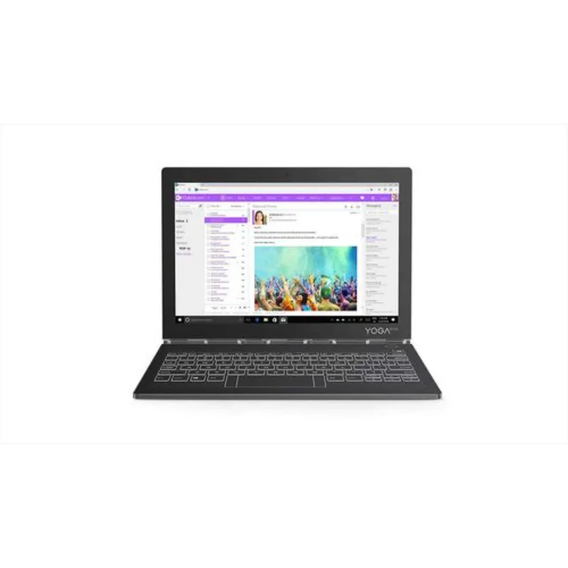 Lenovo Yoga Book C930 Yb-J912F , 10.8 Inch Tablet Pc, Intel Core I5-7Y54 Processor, 4Gb Ram, 256Gb Ssd, Wifi, Windows 10 64Bit, Iron Grey, E Ink Keyboard - Precision Pen Included - Open-Box A Laptop