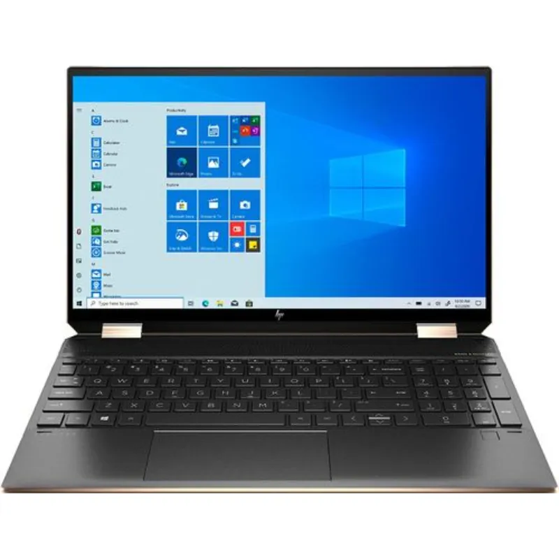 HP Spectre X360 11Th Generation Intel Core I7-1165G Processor 2.8Ghz Up To 4.7Ghz 15.6" Diagonal Ultra Hd Led Display 512Gb 32Gb Optane 16Gb Ram On Board Adapter Windows 10 Refurbished A Black Laptop