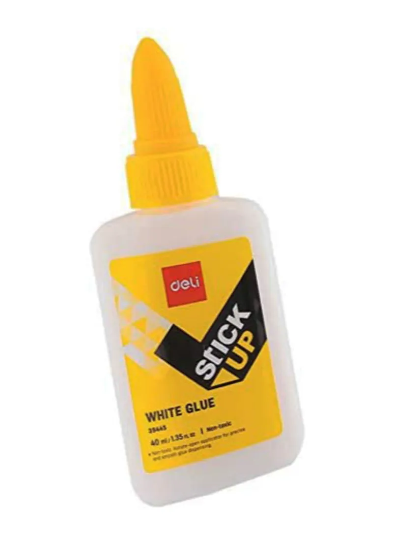 Deli Liquid Glue Bottle 500 ml White/Black/Yellow Wholesale Tradeling