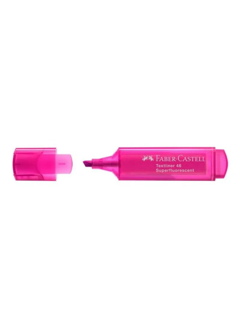 Faber Castell SuperFluorescentrescent 46 Textliner Highlighter Pink