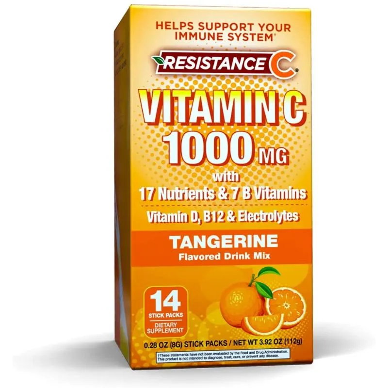 Resistance C Vitamin C Stick 14 Packs Tangerine Flavor Wholesale