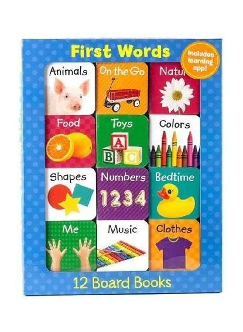 First Words 12 Book Set And Downloadable App! Little Grasshopper Books