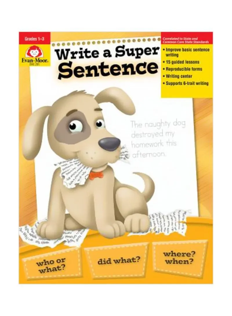 Write A Super Sentence Evan-moor Educational Publishers