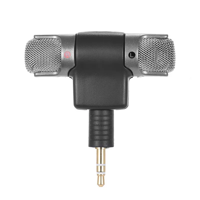 Artificial módulo encuesta External Stereo Mic Microphone with 3.5mm to Mini USB Micro Adapter Cable  for GoPro Hero 3 3, 4 for AEE Sports Action Camera | Wholesale | Tradeling