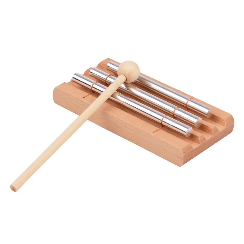 Metavers 3Tone Wooden Chimes with Mallet Percussion Instrument for