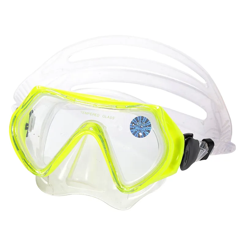 Metavers Kids Snorkelling Gear No Fogging Anti Leak Diving Glasses Yellow