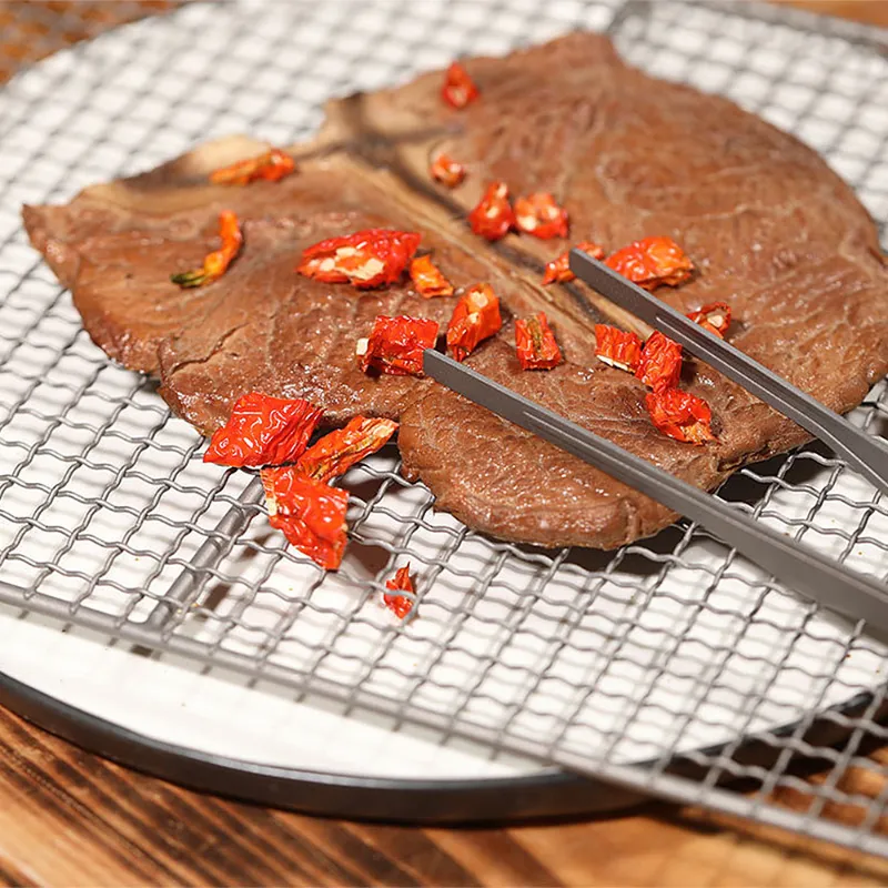 Meta Titanium Grill Plate Ultralight Barbecue Rack Bbq Wire Mesh Baking