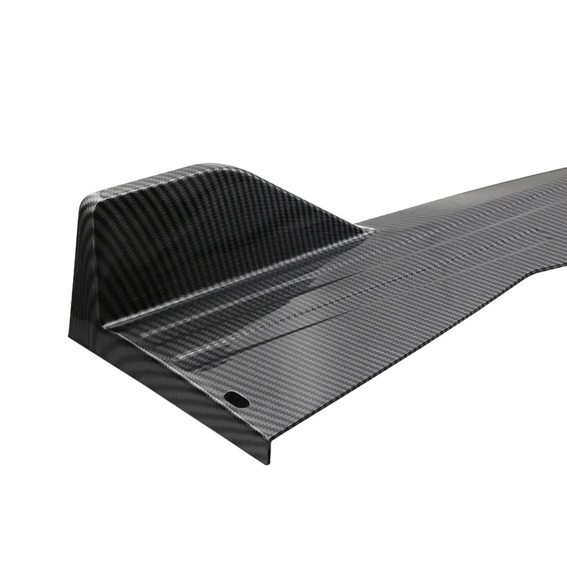 Metavers Rear Bumper Lip Splitter Universal Car Side Fender Fins Black