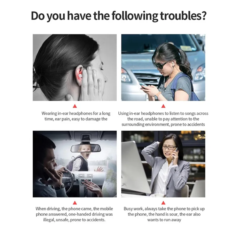 Lerwoo Z8 Bone Conduction Headphones Bluetooth Running Green