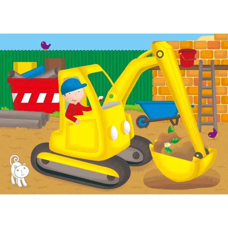 Galt Vehicles 4 Puzzles in a Box 30 Pieces Wholesale Tradeling