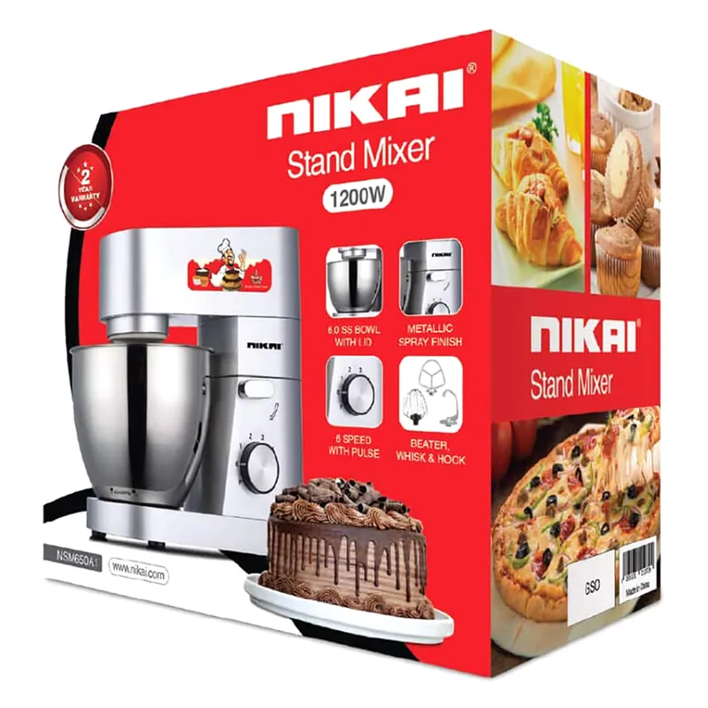 Nikai Stand Mixer 6.5Lt Nsm650A Wholesale Tradeling
