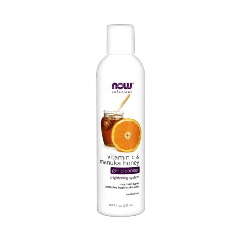 Now Foods Vitamin C And Manuka Honey Gel Cleanser 237ml Wholesale