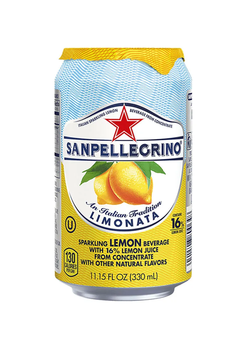 Sanpellegrino Sparkling Lemon Beverage 330ml Pack of 6 Wholesale