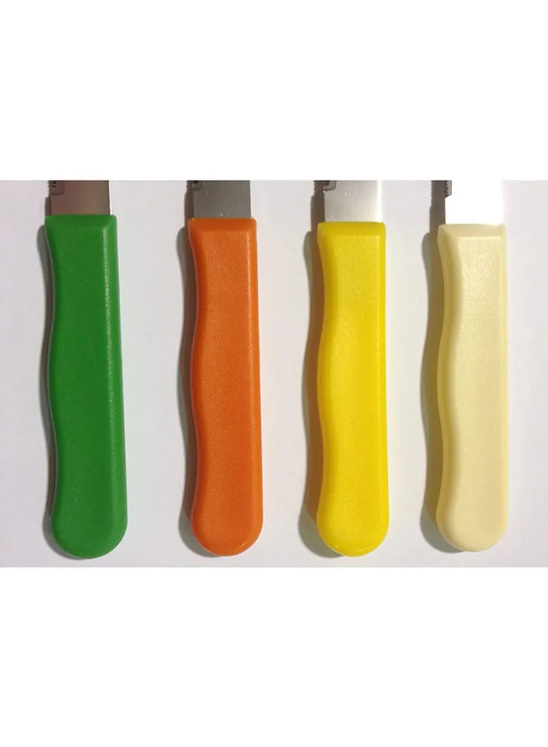 Fixwell 12 Pieces German Fruit Knife Set Multicolour 18Centimeter