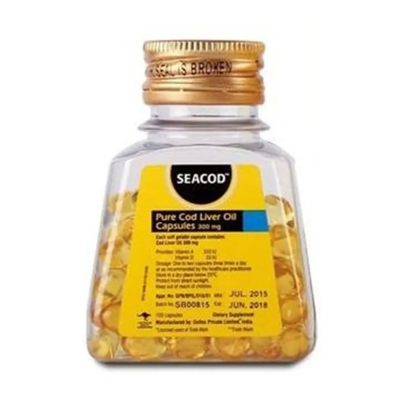 Seacod Pure Cod Liver Oil 100 Capsules Wholesale Tradeling