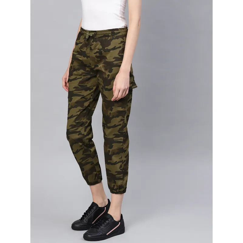 Green Camouflage Jogger Pants 