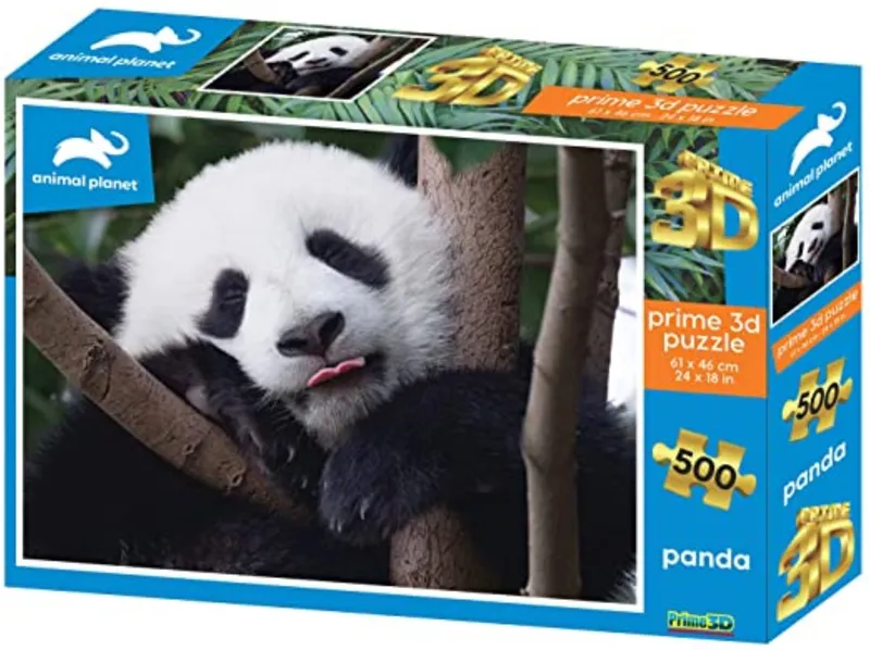 Plush & Prime 3D Puzzles - Discovery - Giant Panda 500 Pcs Puzzle |  Wholesale | Tradeling
