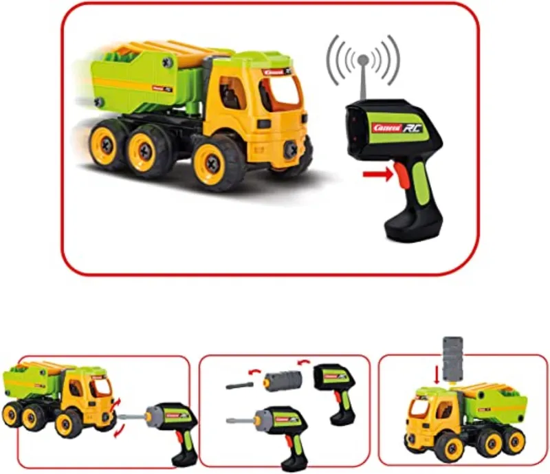 Carrera Rc First Truck - Construction Site Vehicle / Dump Truck With  Controller Remote For 3 Years Suitable For Indoor And Outdoor Use Mini Toy  L39Xw23Xh24 Cm | Wholesale | Tradeling