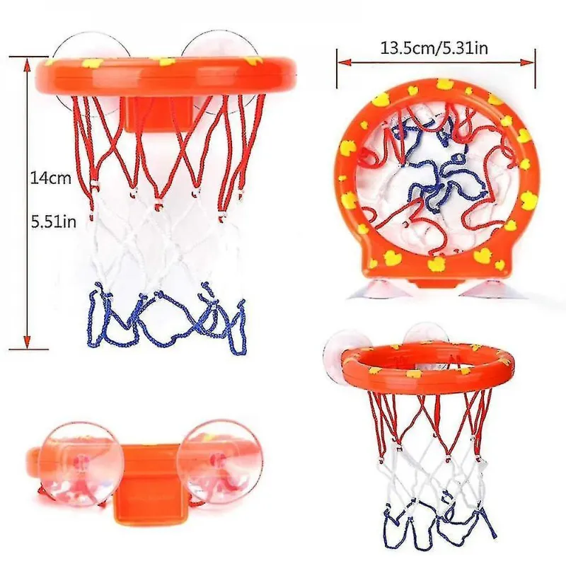 Suction Cup Shooting Basketball Hoop With 3 Ball Bath Toys Wholesale
