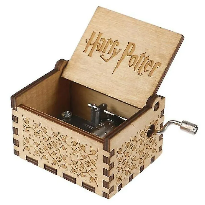 Harry Potter Music Box Magic School Hand Crank Musical Box Toy Wholesale Tradeling