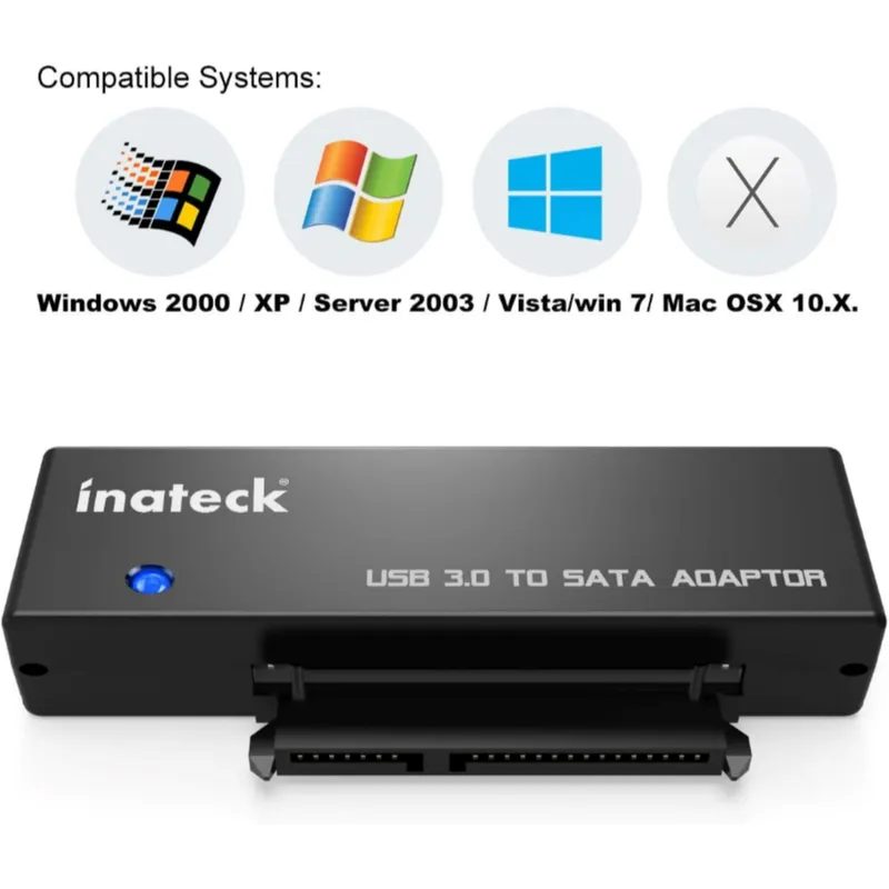 Inateck Usb 3.0 To Sata Converter Adapter For 2.5 Inch/3.5 Inch Hard