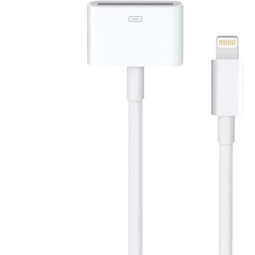 Apple Lightning To 30 Pin Adapter, White Wholesale Tradeling