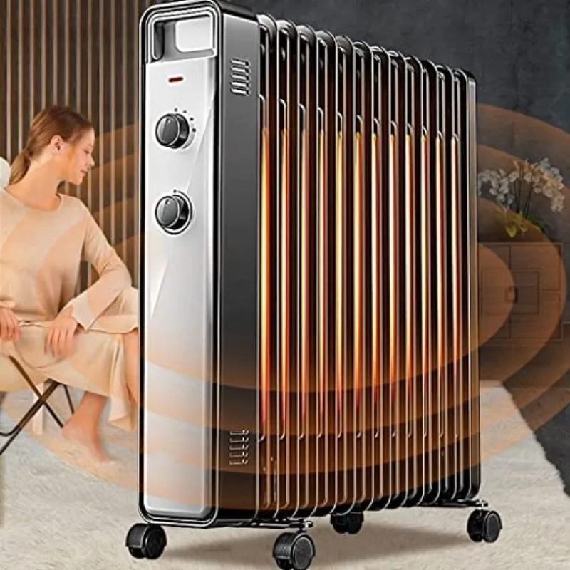 Nibeminent Convection Heater Oil Filled Radiator, Energy Saving Heating Fan  with Thermostat with 13 Lamellae Overheating Protection | Wholesale |  Tradeling