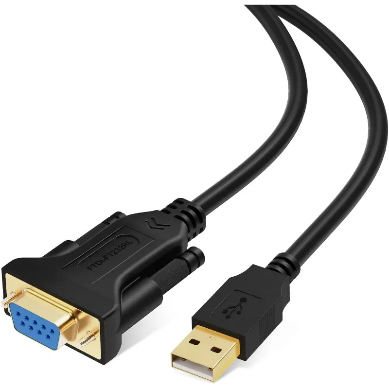Usb To Rs232 Adapter With Ftdi Chipset, Cablecreation 3.3 Ft Usb 2.0 To