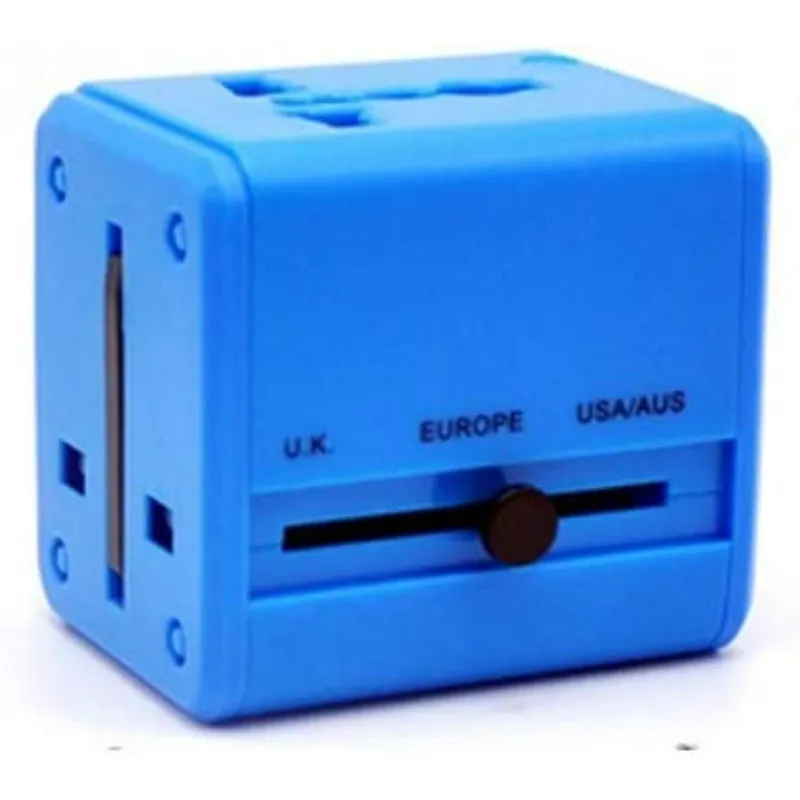 Qyzzdb Power Plug Adapter 2 Usb Ports, 110220 Volt Adapter, 1 Pack